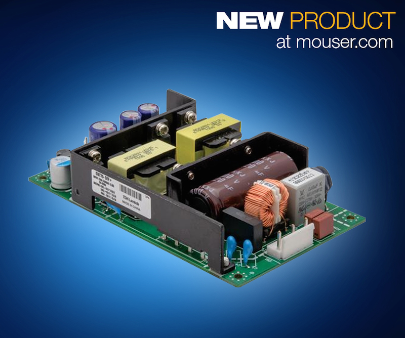 TDK-Lambda's 75W low-profile triple-output CUT75 AC/DC power supplies now at Mouser